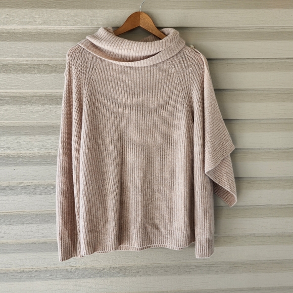 Haven Well Within 100% cashmere shawl sweater - Picture 3 of 13